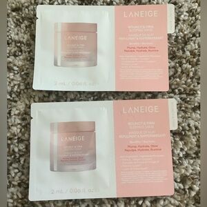 Set of 2 LANEIGE Pink BOUNCY Mask Sample